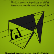 La lucha por la amnistía. Conferencia/Hitzaldia